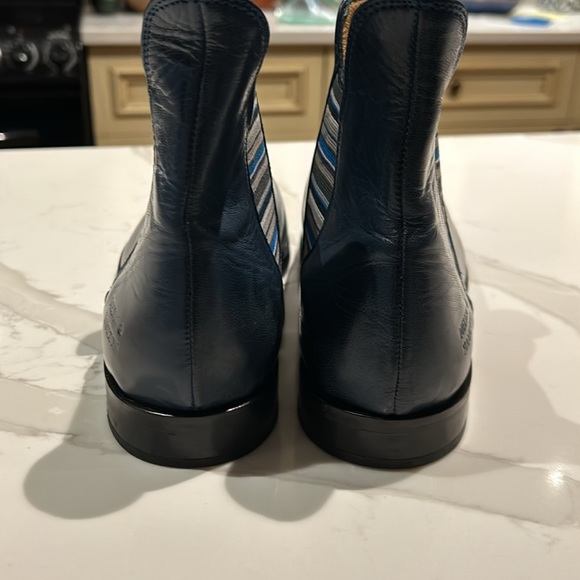 Melvin & Hamilton Navy Boots - Picture 4 of 11